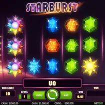 JaaBet - Starburst Slot - NetEnt Casino Spiel
